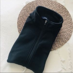 Land’s End Black Fleece Vest
